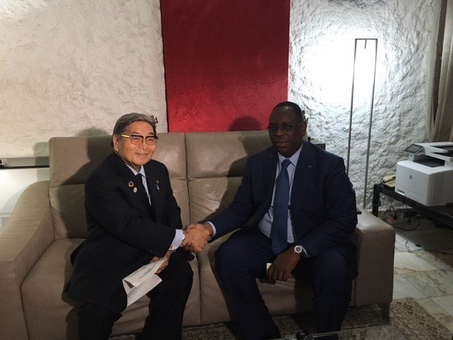 Special envoy of PM Abe attends Presidential Inauguration Ceremony in Senegal