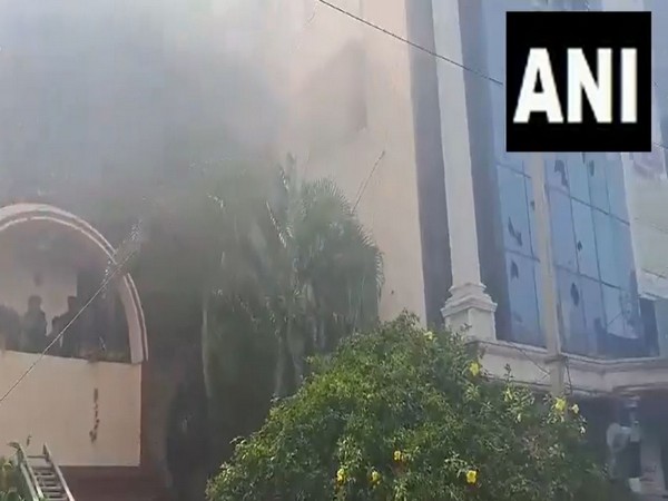 Karnataka: Fire breaks out at Miracle Drinks building, dousing operations underway