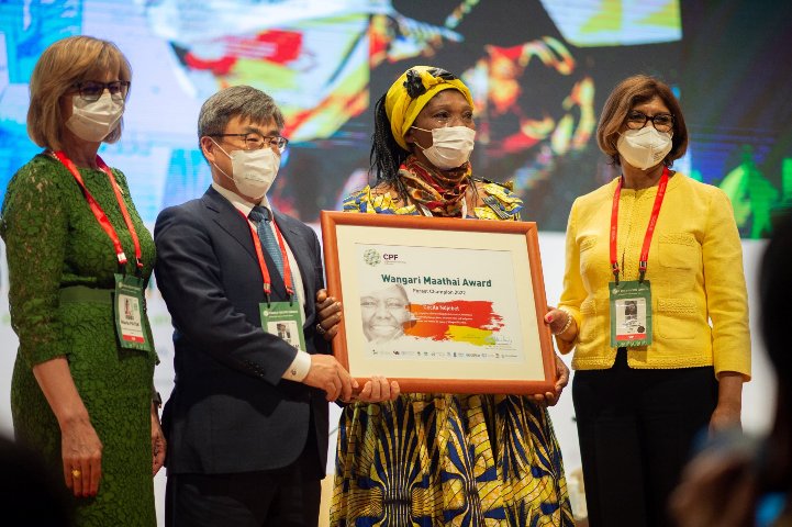 Cameroonian activist wins Wangari Maathai Forest Champions Award 2022
