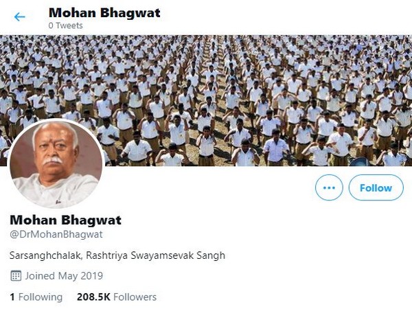After Vice President's account, Twitter removes verified blue tick from RSS chief Mohan Bhagwat's handle