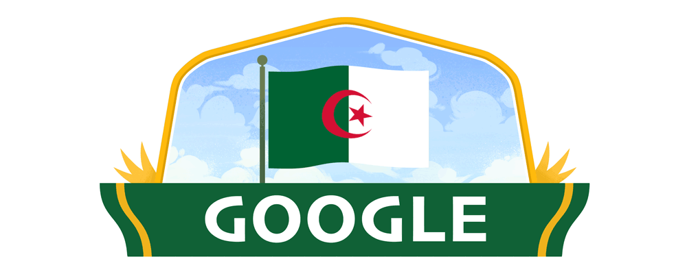Google celebrates Algeria Independence Day with a beautiful doodle