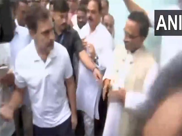 Hathras stampede: Congress leader Rahul Gandhi visits home of victim in Aligarh