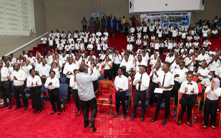 President challenges new seafarers to be good brand ambassadors of Kenya