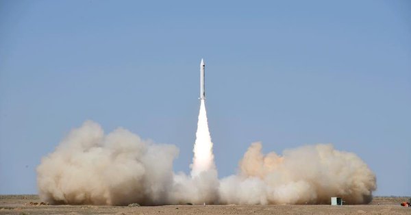 Three miniature satellites launched by a private company in China