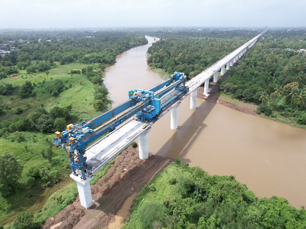 Kaveri River Bridge Completed for Mumbai-Ahmedabad Bullet Train