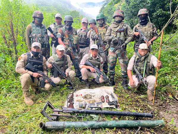 Indian Army and Manipur Police Seize Major Arms Cache in Joint Operation