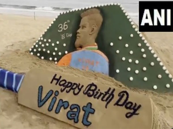 Celebrating Virat Kohli's Legacy: Sudarsan Pattnaik's Tribute in Sand