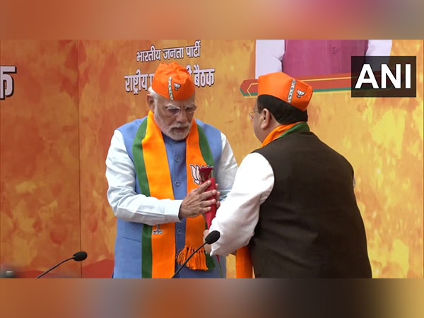 Delhi: PM Modi, Nadda attend opening session of two-day national office bearers' meeting at BJP headquarters