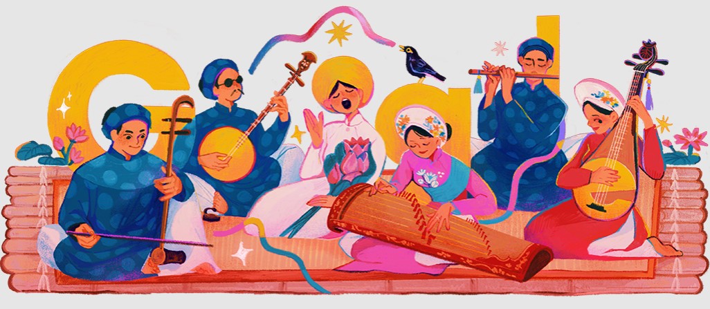 Google Doodle Celebrates Đờn Ca Tài Tử: Southern Vietnamese Chamber Music Heritage