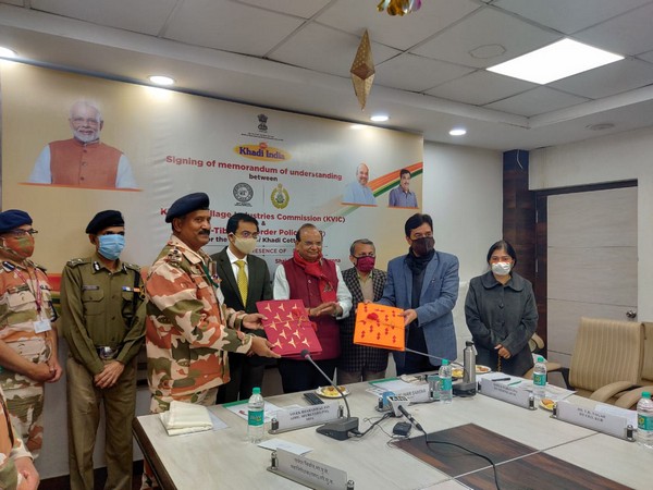 ITBP inks MoU with KVIC for supplying Khadi durries for CAPF jawans