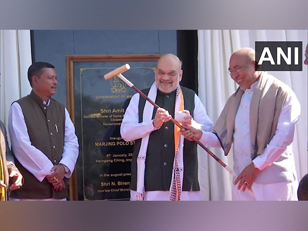 Amit Shah inaugurates 122-feet-high Marjing Polo Statue in Manipur