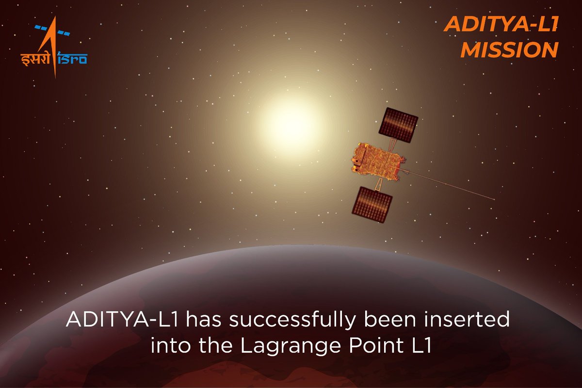 Aditya-L1: India's first solar observatory safely arrives at its destination in space