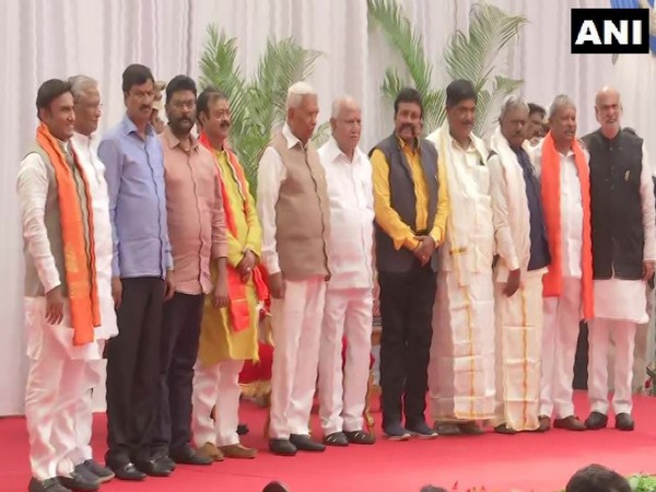 K'taka cabinet expansion: 10 BJP MLAs take oath as Cabinet Ministers in Bengaluru 