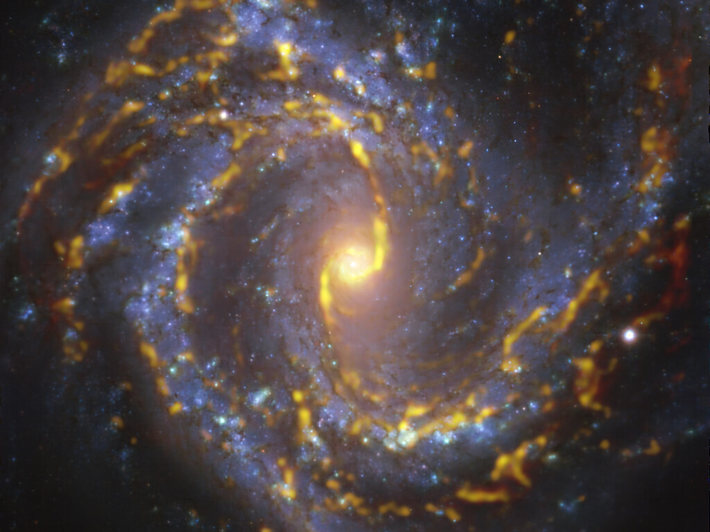 This picture of a spiral galaxy might hypnotise you! 