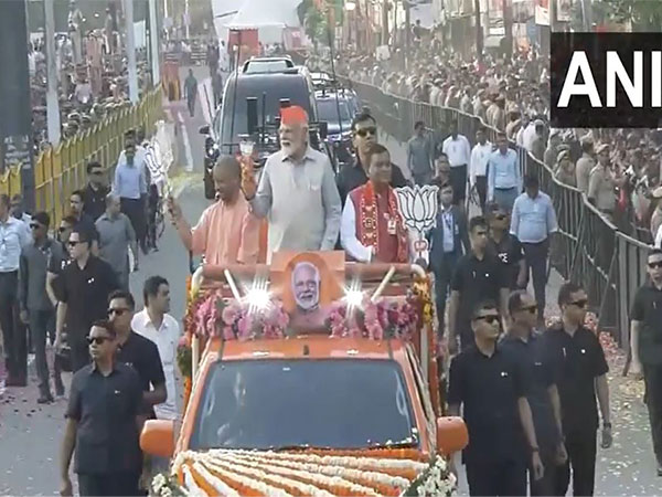 PM Modi holds roadshow in Uttar Pradesh's Ghaziabad 
