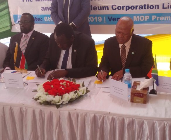 S. Sudan and South Africa's SFF sign EPSA to boost oil sector 