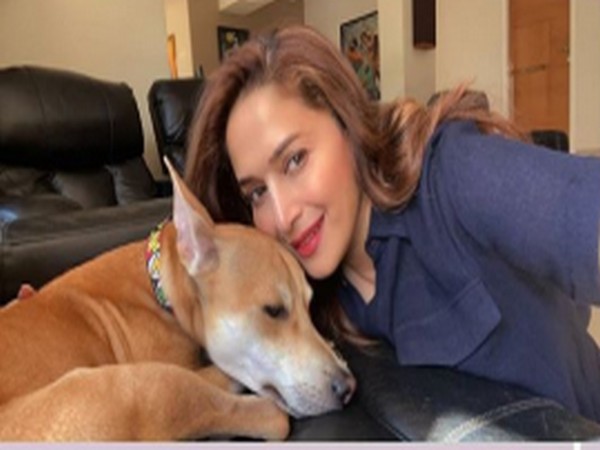 Lockdown brings Madhuri Dixit closer to her pet dog Carmelo