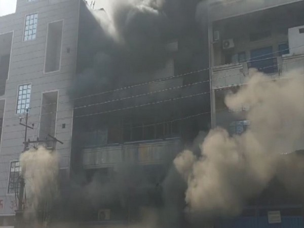 Delhi: Massive fire breaks out at plastic factory in Narela's Bhorgarh Industrial Area
