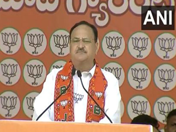 "Fake promises, fake slogans... Congress tries to come to power by hook or by crook," says BJP's JP Nadda in Telangana 