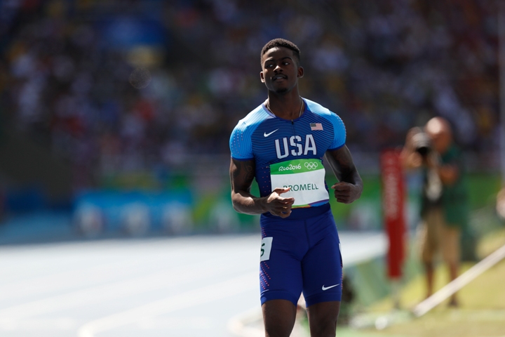 Athletics-Bromell sets world-leading time in 100m after Tokyo disappointment