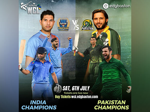 India vs Pakistan Showdown at Sold-Out Edgbaston for World Championship of Legends