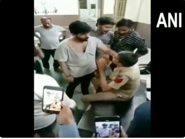 Viral video shows constable beaten by mob inside police station 