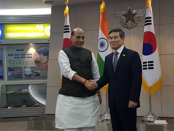 Rajnath meets S Korean defence counterpart, discuss boosting ties