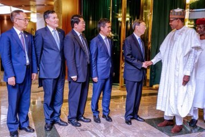 Yang Jiechi conveys greetings of President Xi Jinping to Muhammadu Buhari