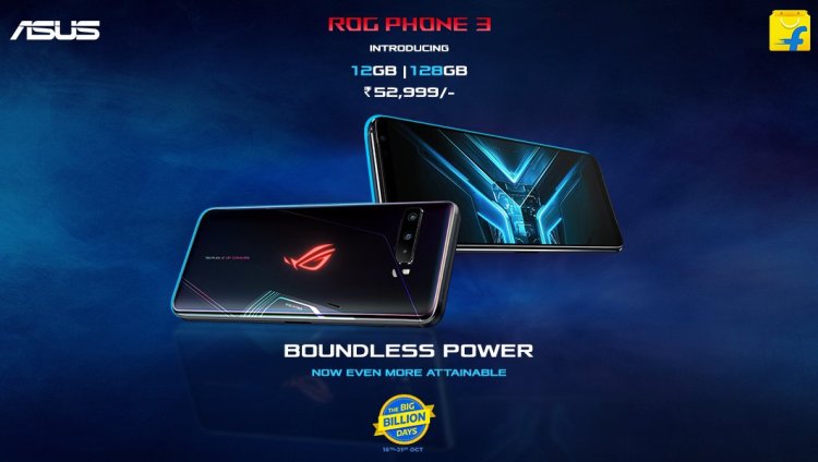 Asus ROG Phone 3 gets new 12GB/128GB variant; to be available via Flipkart