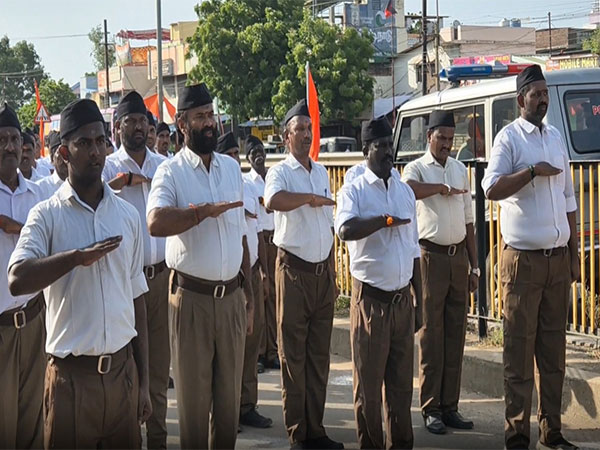 RSS Marks Centenary with Major March Across Tamil Nadu