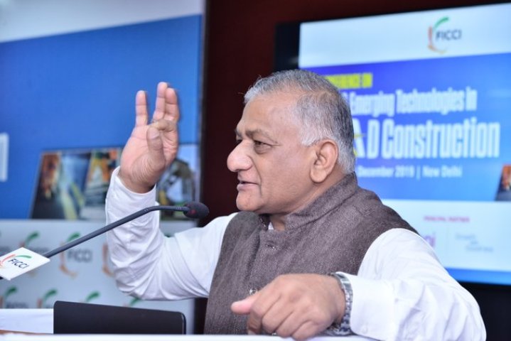 Gen V K Singh hails participation of private sector in road development 