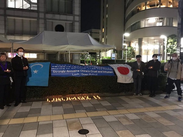 Activists protest in Tokyo to silently highlight sufferings of China's Uyghurs
