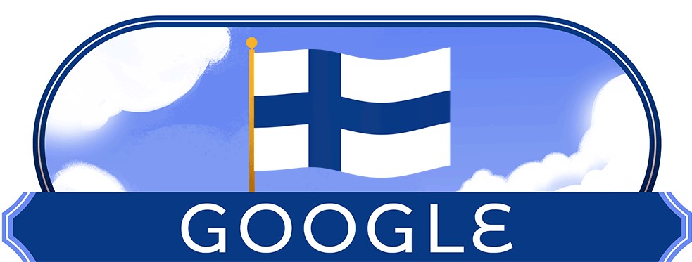 Google Doodle Honors Finland's 106th Independence Day in Vibrant Display