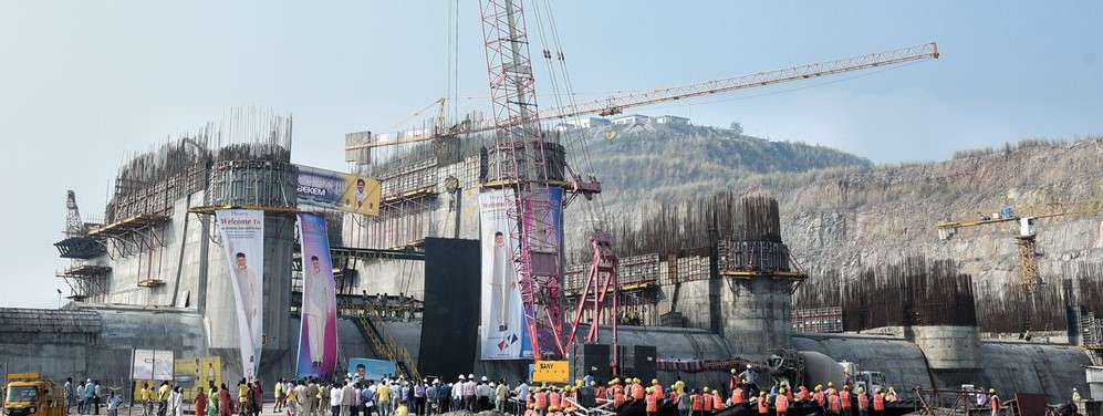 Polavaram dam project in Andhra sets record in concrete pouring