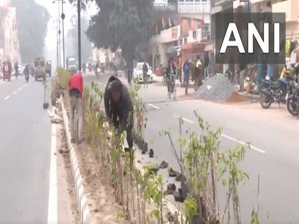 UP: Ayodhya Development Authority plants Ramayana-era trees ahead of the Ram temple consecration ceremony