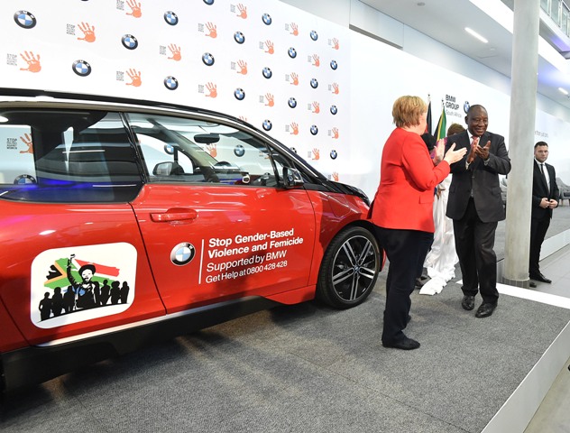 Five BMW i3 cars handed over to SABCOHA to help GBV victims 