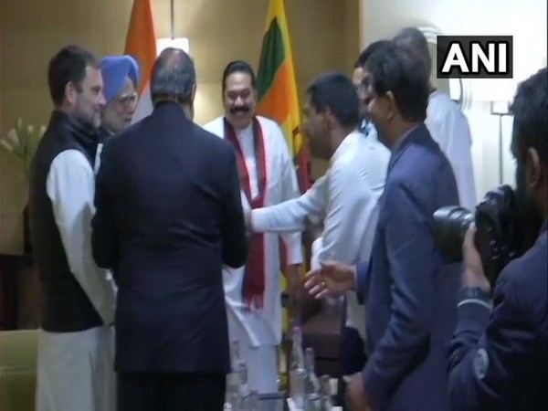 Sri Lankan PM meets Manmohan Singh, Rahul Gandhi in Delhi
