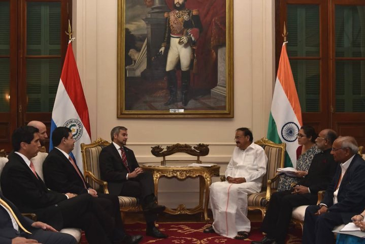 VP Naidu urges to bolster business cooperation between India-Paraguay