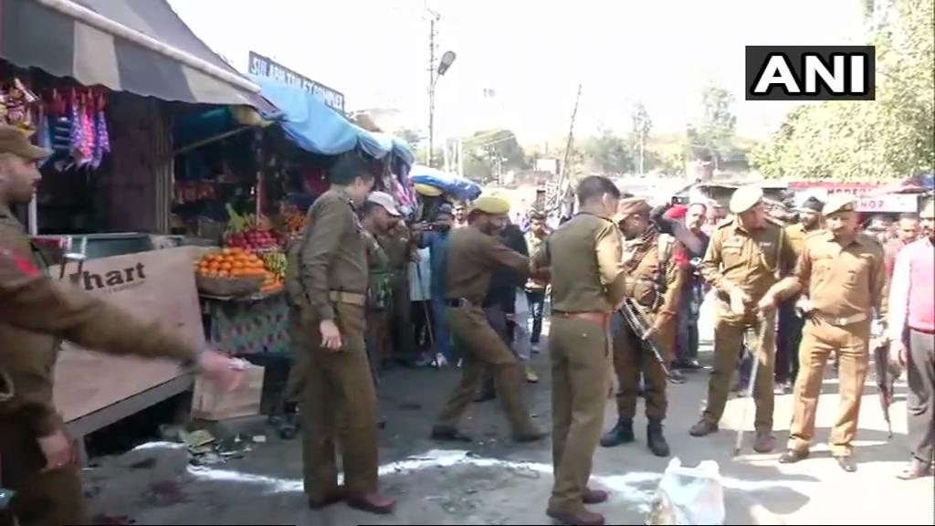 Powerful blast rocks Jammu bus stand; Police cordoned entire area