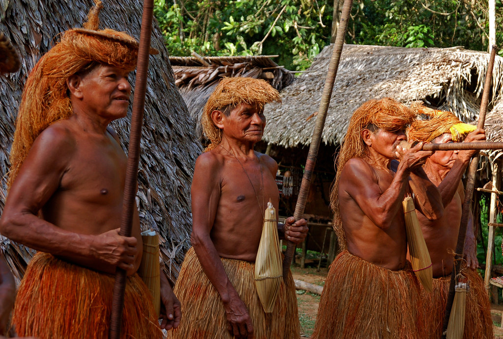 Brazilian researchers looking for members of rival Amazon tribes to avoid bloody clash