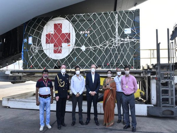 COVID-19: Shipment carrying second part of Oxygen generating plant from Germany arrives in India