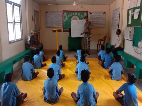 ITBP personnel coach students in remote Chhattisgarh schools