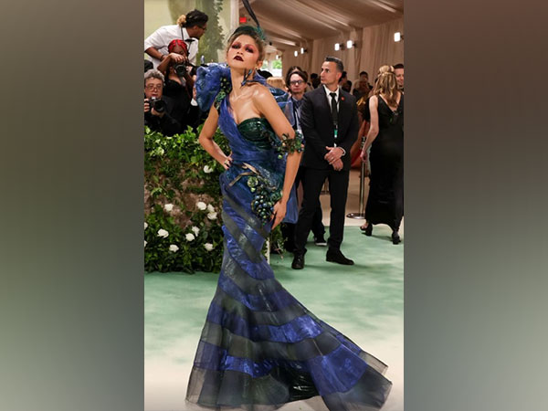 Zendaya steals spotlight at Met Gala 2024 in peacock-inspired attire!