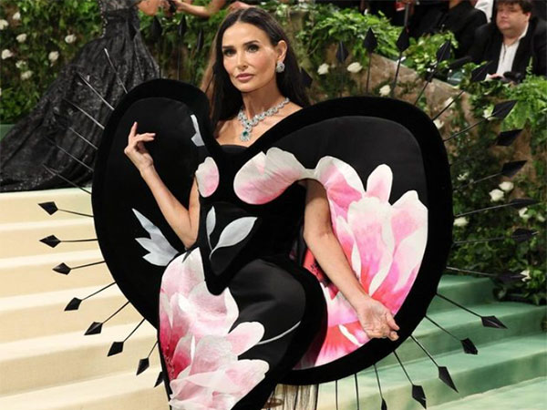 Met Gala 2024: Demi Moore makes fashion statement in jaw-dropping wallpaper gown