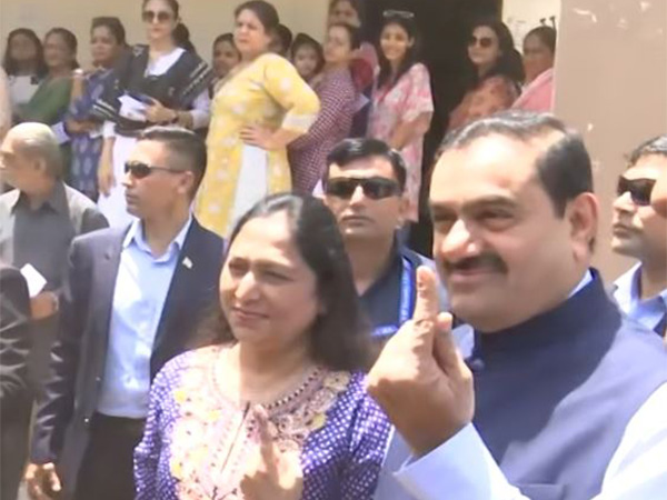 "India is progressing forward, and will continue to advance further", says Gautam Adani after casting his vote