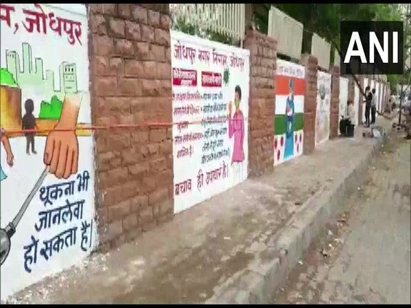 Jodhpur medical college walls painted with messages for COVID-19 awareness 