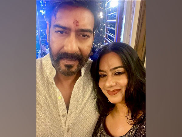 Ajay Devgn wishes his sister Neelam on birthday, shares glimpse from celebration 