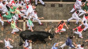Five hospitalised on seventh day of Pamplona bull run