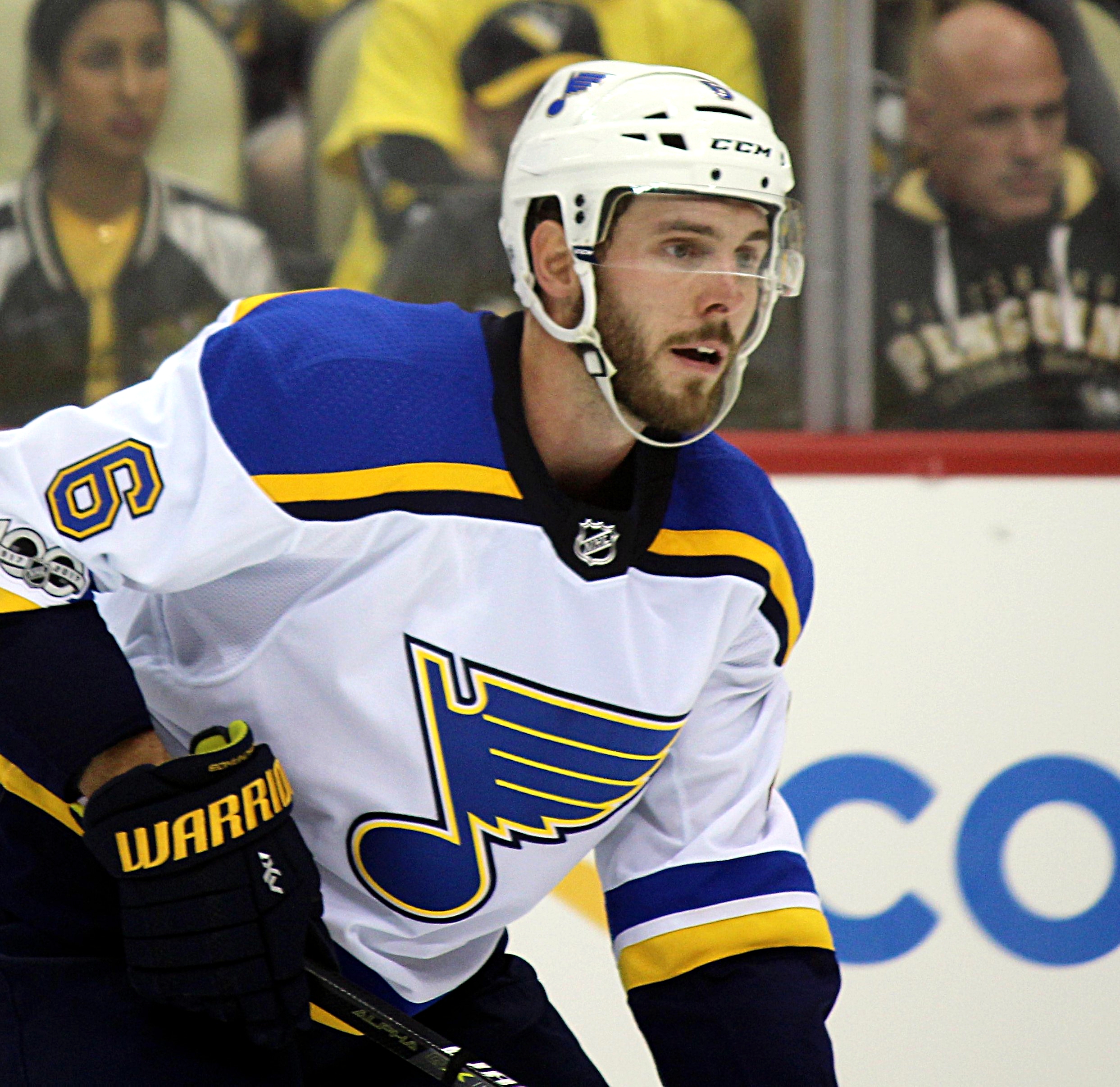 Blues D Edmundson gets 1-year, $3.1M pact in arbitration