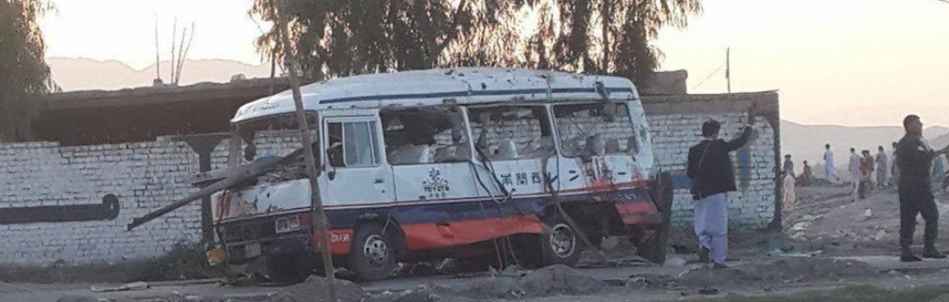 Bomb blast hits bus carrying Afghan soldiers in Jalalabad; casualties reported
